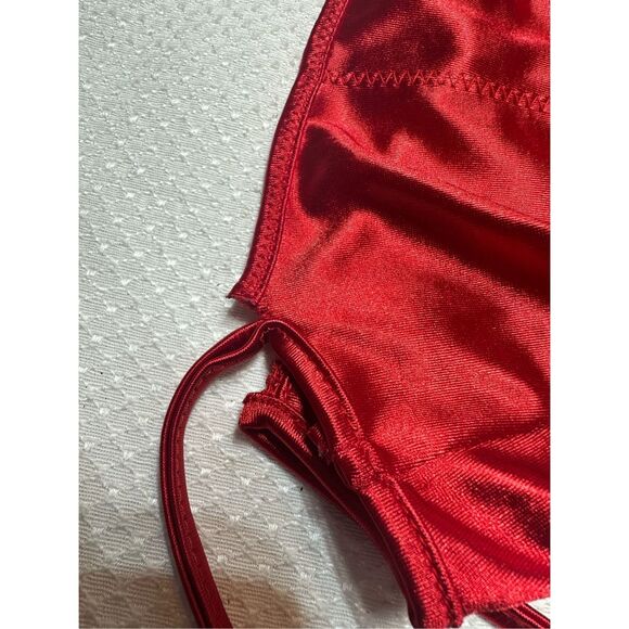 Princess Polly size 0 red satin corset style top *read notes* - Picture 12 of 12